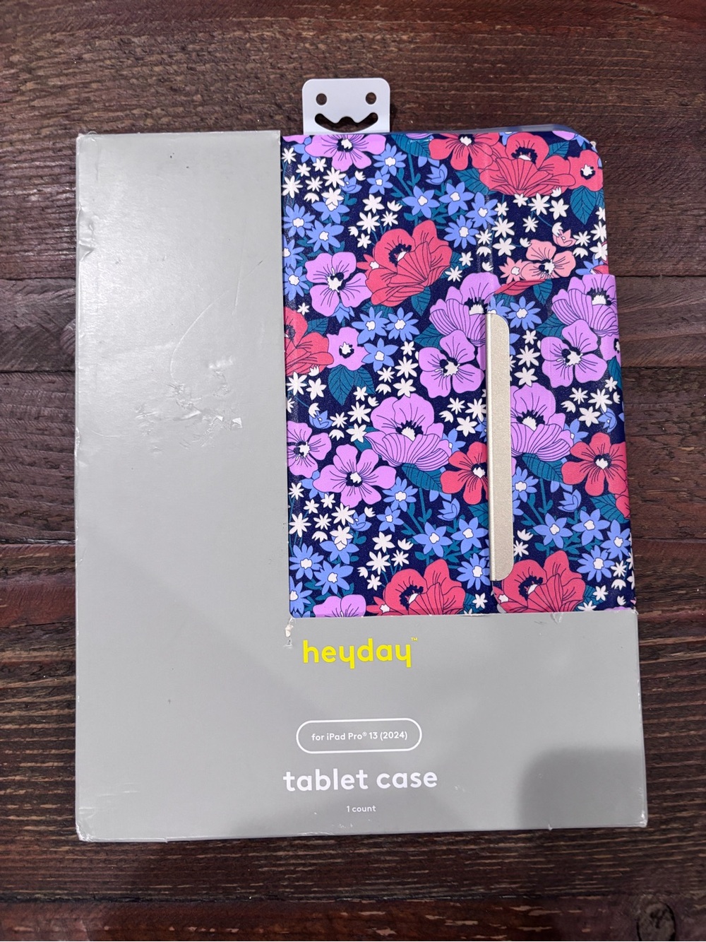 heyday Floral iPad Pro 13 Case in Navy, Pink & Purple - brand new in box